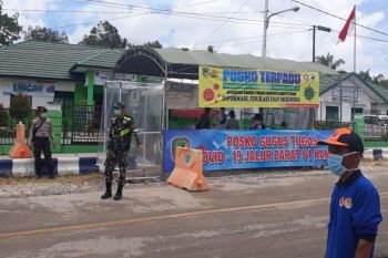 Kodim Muara Teweh dukung pos Dalduk COVID-19 di perbatasan
