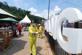 Cegah penyebaran COVID-19, Polres Batang perketat pengawasan  masyarakat di tempat istirahat