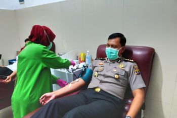 Kapolri instruksi pengerahan personel untuk donor darah