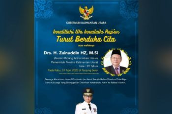 Asisten Bidang Administrasi Kaltara meninggal dunia