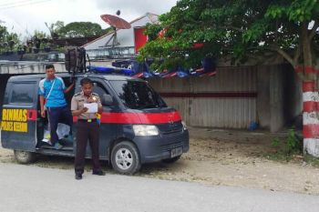 Polres Keerom ajak warga waspada cegah corona