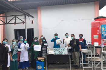 Puskemas Lubuk Muda terima bantuan APD dari Pertamina Sungai Pakning