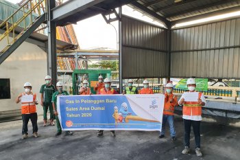 Gas PGN resmi mengalir di kawasan industri Dumai