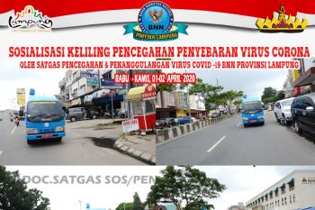 BNN Lampung sosialisasi pencegahan COVID-19