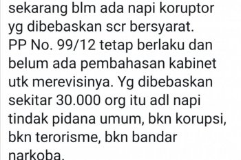 Mahfud MD jelaskan 30 ribu Napi yang akan dibebaskan bukan napi koruptor