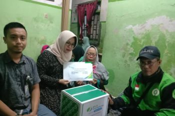 BPJamsostek Gresik serahkan santunan kematian kepada ahli waris ojek daring