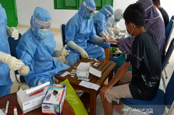 Hasil  tes cepat  seorang balita di Kendari dinyatakan positif COVID-19
