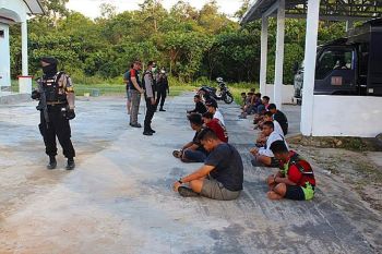 Balapan di tengah pandemi COVID-19, puluhan pelajar di Bartim diamankan