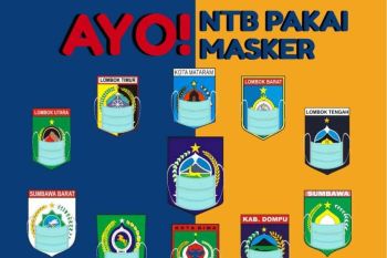 BPBD NTB mengajak warga tetap gunakan masker cegah COVID-19