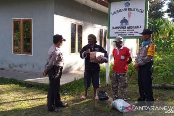 Polres Jayawijaya sosialisasi cegah corona kepada masyarakat kampung