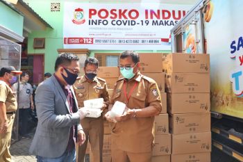Pemkot Makassar terima bantuan alat kesehatan tangani pandemi COVID-19