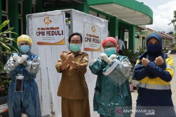 CPM  sediakan bilik penyemprotan disinfektan untuk Puskesmas di Palu