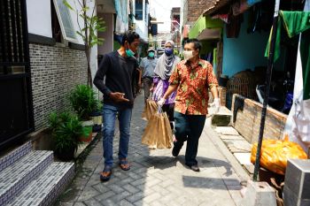 Pendistribusian makanan ODP dan PDP di Surabaya dilakukan secara tertutup
