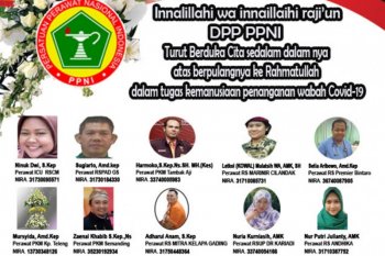 Sudah 10 perawat wafat setelah bertugas rawat pasien corona