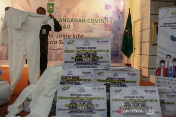 Dinas Kesehatan Riau akan salurkan 7.000 APD dan 1.200 lusin masker