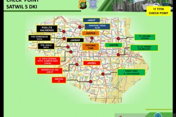 Polda Metro Jaya gunakan 33 titik pengecekan PSBB