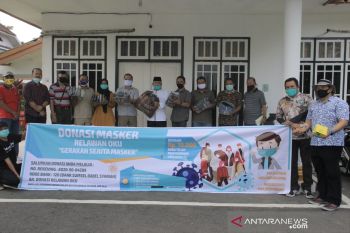 Bupati OKU  canangkan gerakan sejuta masker