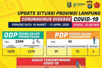 Dinkes : Pasien sembuh COVID-19 di Lampung bertambah jadi delapan orang