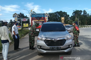 Penjagaan pintu masuk perbatasan Kota Kendari semakin diperketat