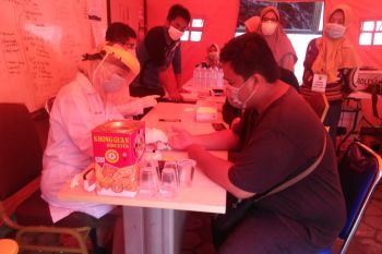 Gugus Tugas COVID-19 Pangkalpinang  tes cepat untuk wartawan