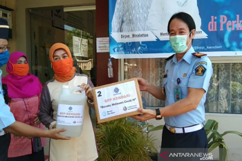 BPP bagikan disinfektan-masker ke jajaran Kemenkumham Sultra