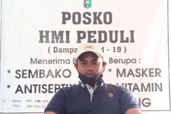 HMI Jayapura ajak warga ikuti anjuran pemerintah tangani pandemi COVID-19