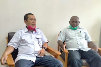 Silaturahmi Kabiro ANTARA Papua dengan Kadis Kominfo Jayapura