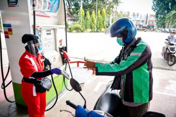 PT Pertamina beri cashback 50 persen pembelian BBM kepada 10.000 pengemudi ojol