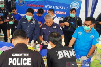 BNN Sumsel musnahkan barang bukti 35 Kg sabu-sabu