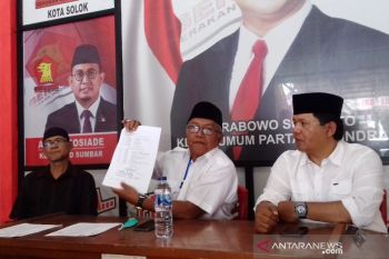 Gerindra Kota Solok : pengurus DPC belum ada pergantian hingga kini