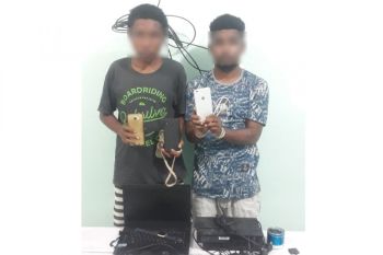 Polres Biak Numfor tangkap pelaku pencurian saat pencegahan pandemi Corona
