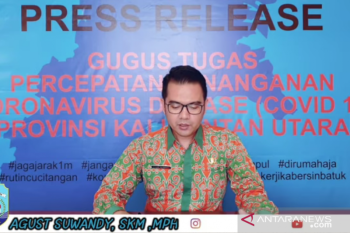 Kasus positif COVID-19 di Kaltara total 28 orang