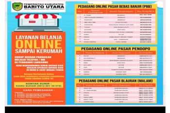 Pemkab Barito Utara berlakukan belanja online di tiga pasar