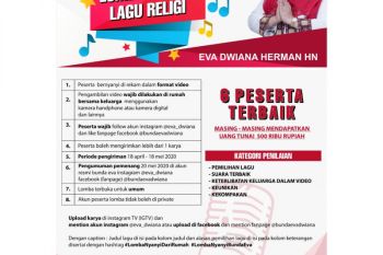 Majelis Rachmat Hidayat gelar lomba nyanyi religi melalui medsos
