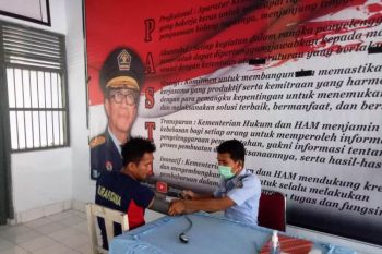 Kanwil Kemenkumham Sulbar pantau kondisi kesehatan narapidana