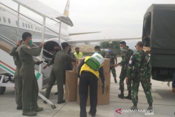 Bantuan APD COVID-19 dari Kemenkes RI kembali tiba di Palu