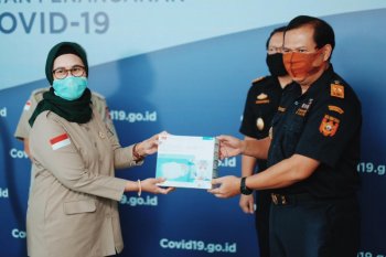 Ditjen Bea Cukai hibahkan puluhan ribu masker cegah Corona ke BNPB