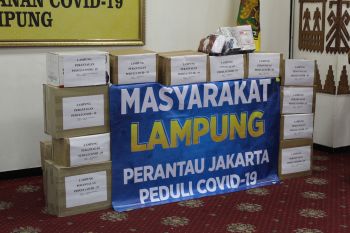 Masyarakat perantauan Lampung salurkan donasi bagi tim medis