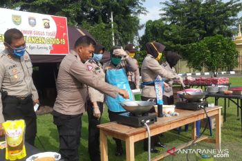 Polres OKU dirikan dapur umum bagi warga terdampak COVID