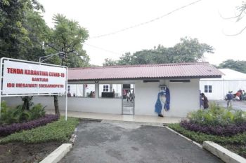 Tenda karantina bantuan Megawati untuk  Semarang siap difungsikan
