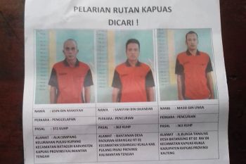 Tiga tahanan Rutan Kapuas dikabarkan melarikan diri