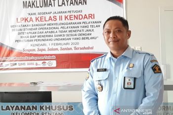 LPKA Kendari menerima tahanan baru hanya secara administrasi