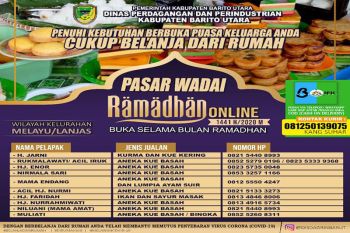 Pemkab berlakukan 'Pasar Wadai' online di Muara Teweh