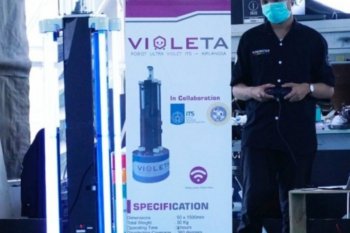 ITS-Unair kolaborasi menciptakan robot sterilisasi ruangan COVID-19