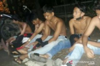 Tim Satreskrim amankan sekelompok geng motor di Medan