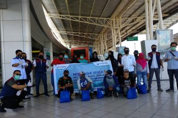 Pertamina-Hiswana Migas  salurkan ratusan paket sembako di Palu