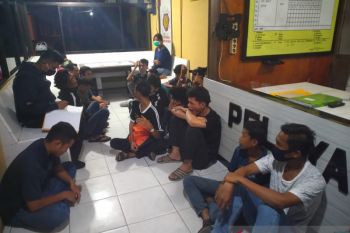 Malam Ramadhan, polisi Pekanbaru gulung 29 pemuda terlibat tawuran