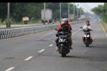 Jalur Pantura lengang pascalarangan mudik