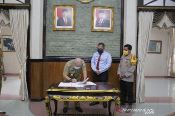Kabupaten OKU-Kejaksaan tandatangani MoU penanganan COVID-19