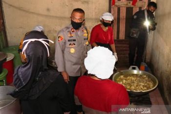 Wakapolda Sumsel cek dapur bantuan makanan siap saji